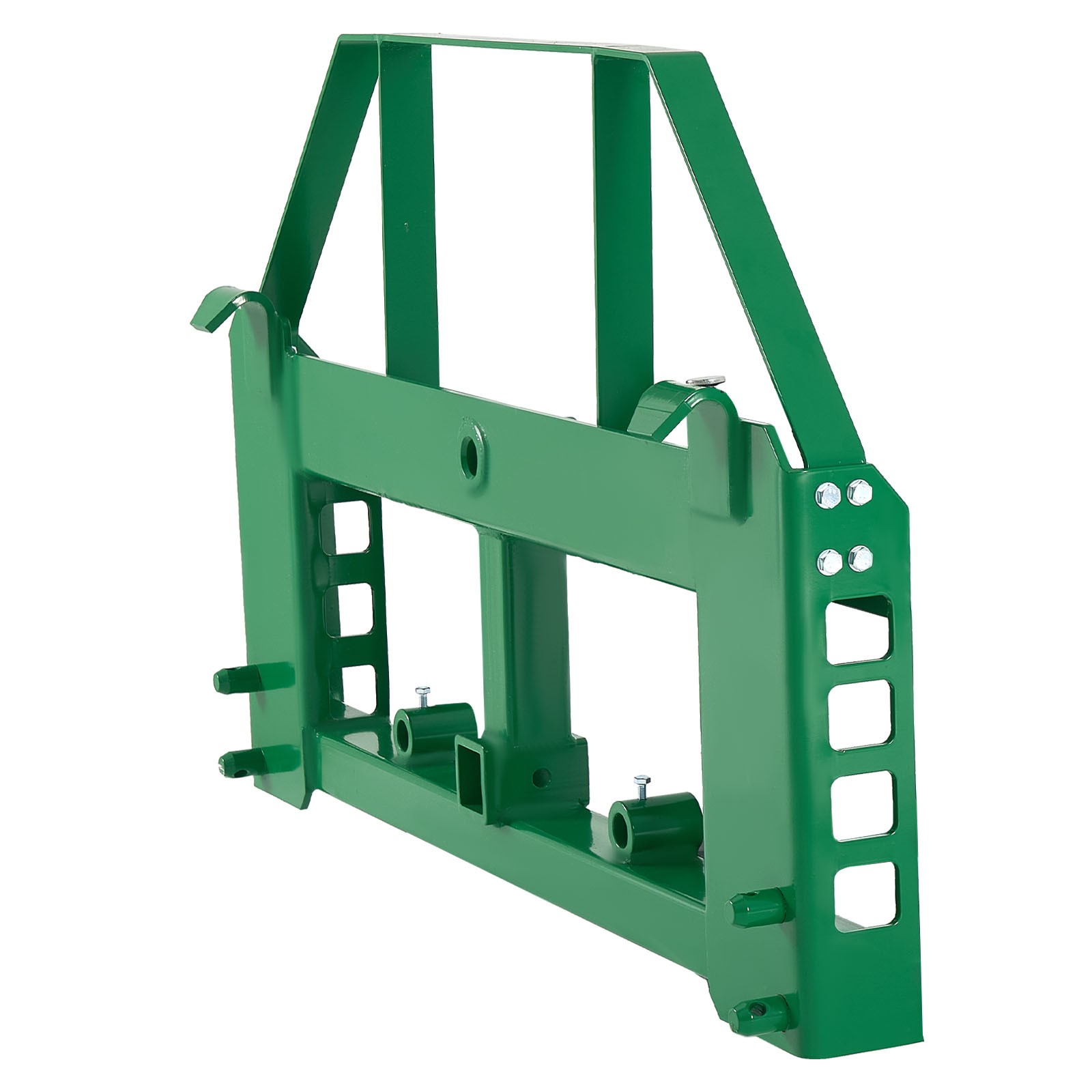 VEVOR Skid Steer Pallet Frame with Hitch Receiver & Spear Sleeves for JD Loaders