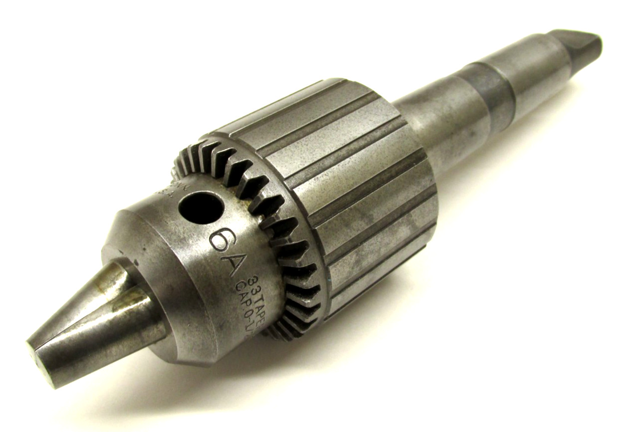 JACOBS 0 to 1/2″ DRILL CHUCK w/ 3MT SHANK – #6A