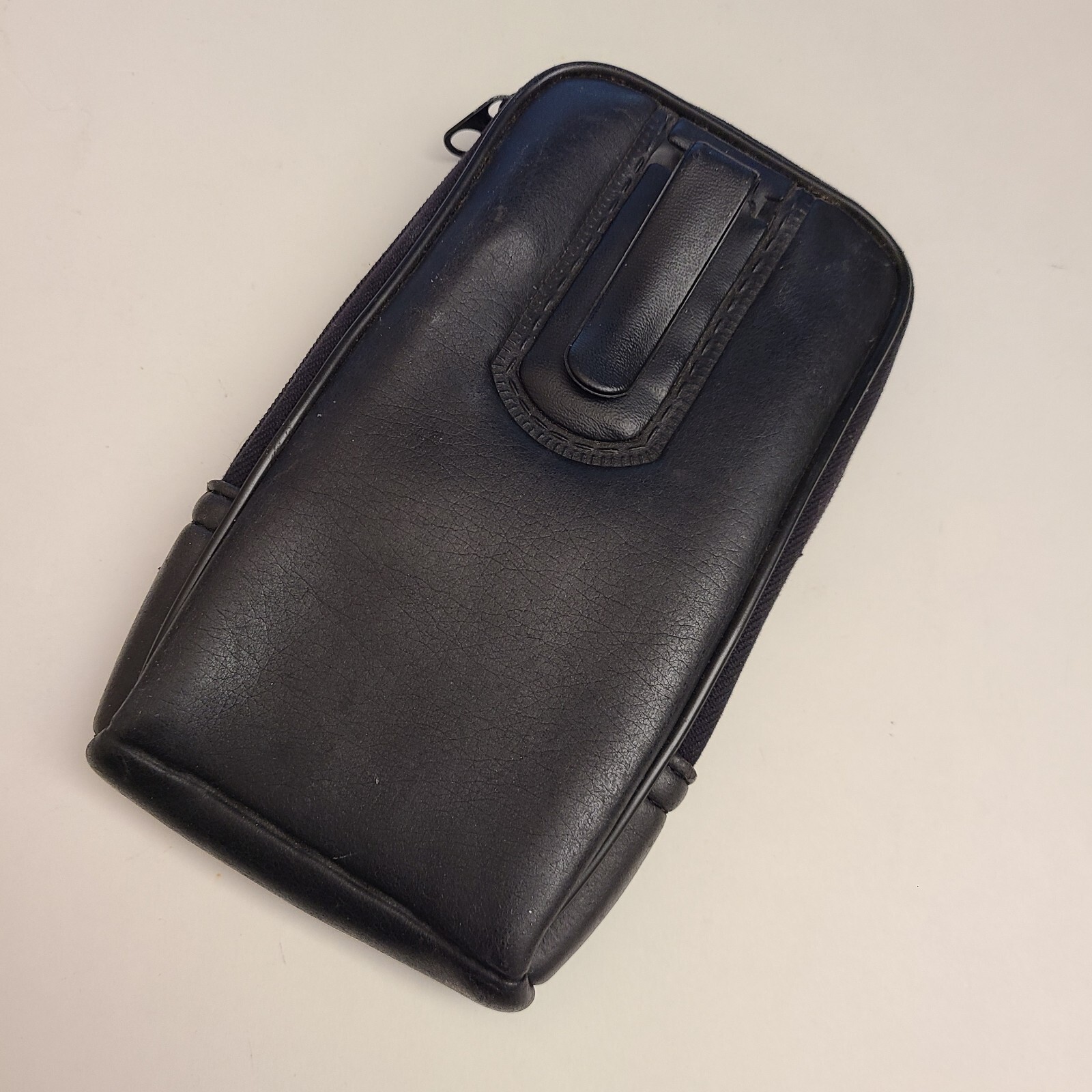 VTG Texas Instruments TI Calculator Black w/Blue Interior Zip Carry Storage Case
