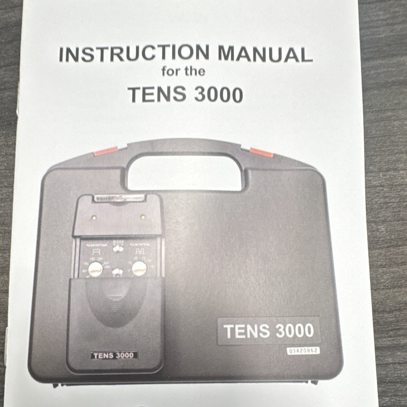 Roscoe Medical TENS 3000 2-Channel TENS Unit Kit w/ Case & Leads