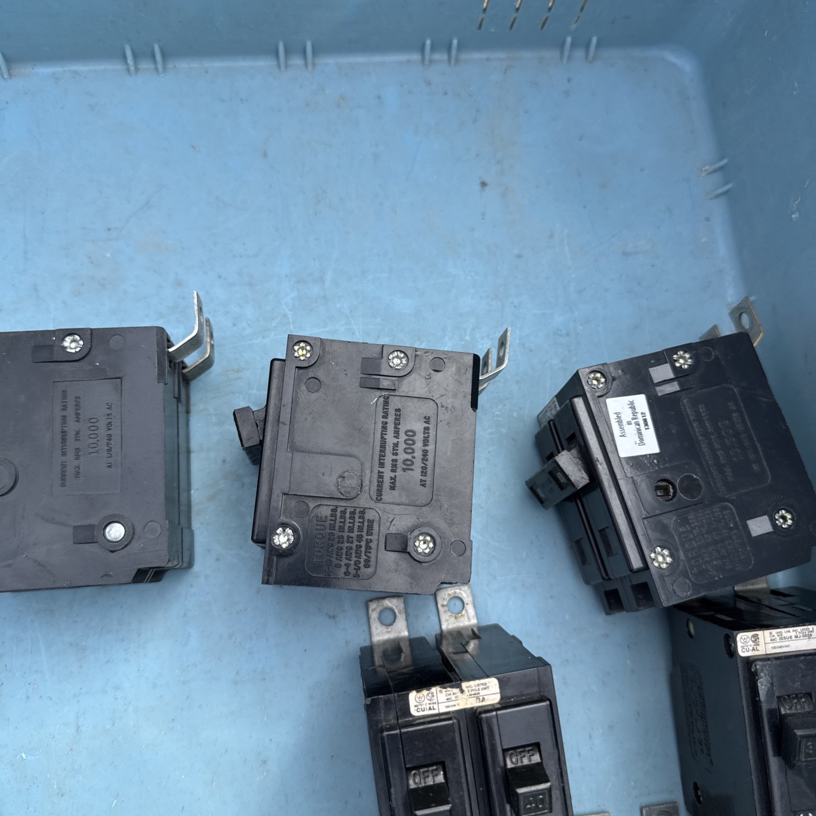 Lot of 27 Eaton Westinghouse Cutler Hammer 2P Circuit Breaker 15A 25A 30A 40A 50