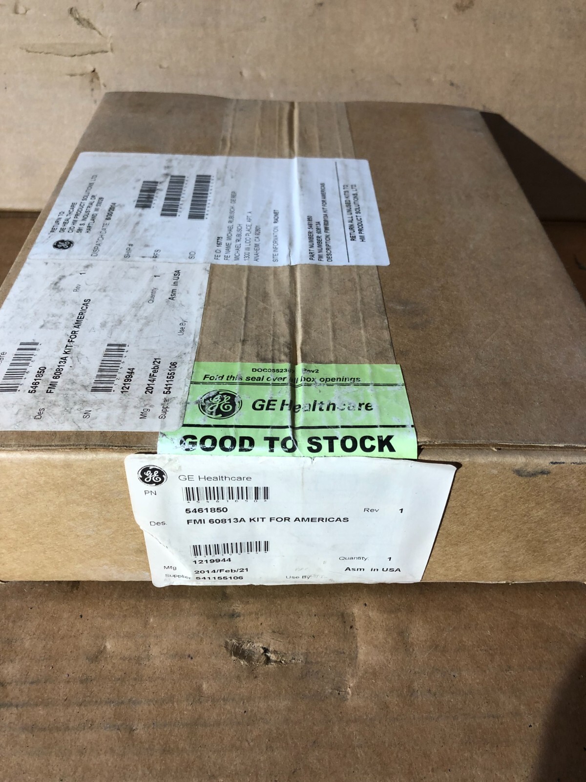 GE FMI 60813A Kit for Americas 5461850 HDxt16.0-V02 Software