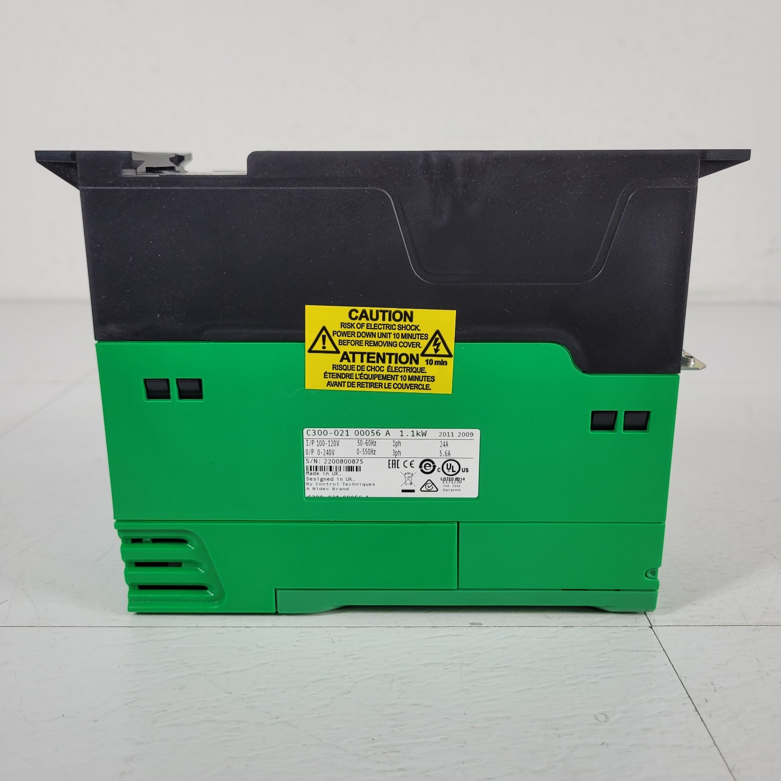 Nidec Commander C 1.1 kW C300-021 00056 A101 00 AB100 Control FRITSCH 86.4506.00