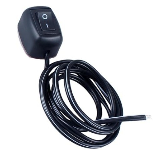 Paste Type Switch ON Off Rocker Toggle Switch 250V 12VDC S Size: 100cm (39.37)