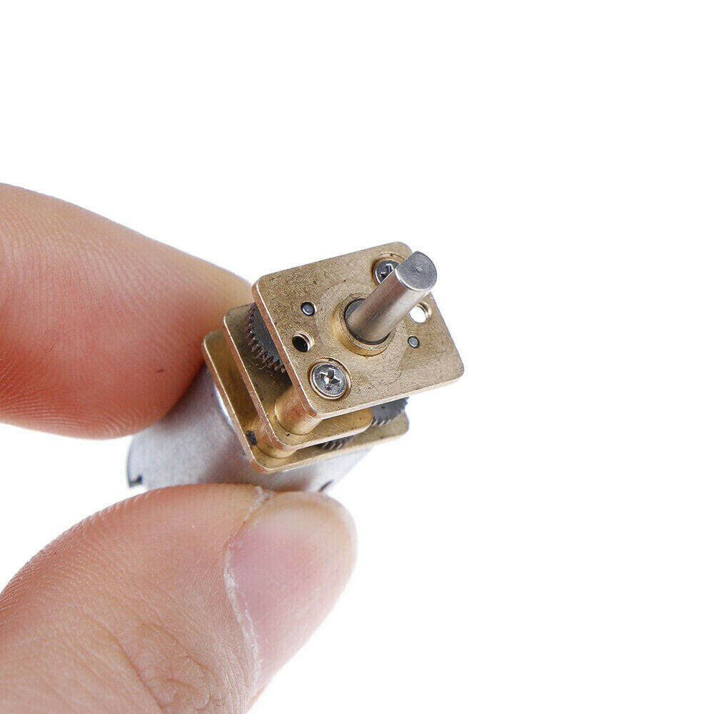 5Pcs Micro Mini N20 Gear Motor DC Slow Speed Full Metal Gearbox Reducer Toy E