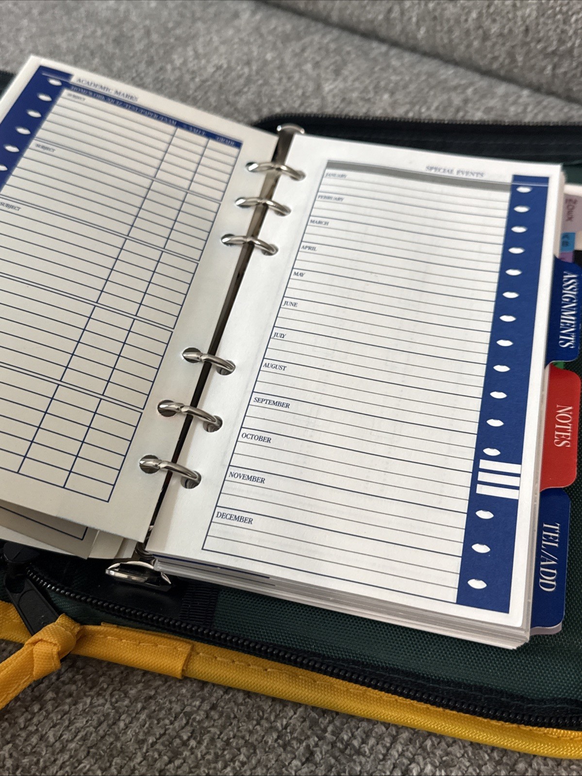 NOB VTG 1995 Mead NFL Green Bay Packers Zip Student Planner 6″ x 9″ FREE SHIPPNG