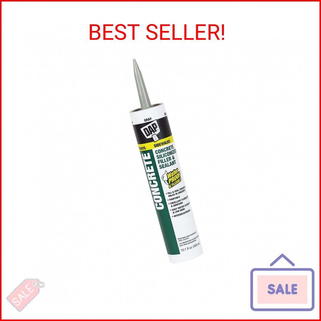 DAP Concrete and Mortar Filler and Sealant, Gray, 10.1 Oz (7079818096)