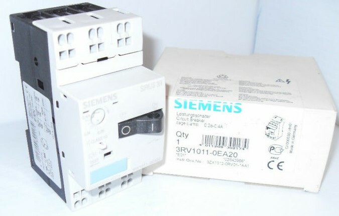 ⭐NEW IN BOX⭐ SIEMENS 3RV1011-0EA20 CIRCUIT BREAKER 0.28-0.4 AMP
