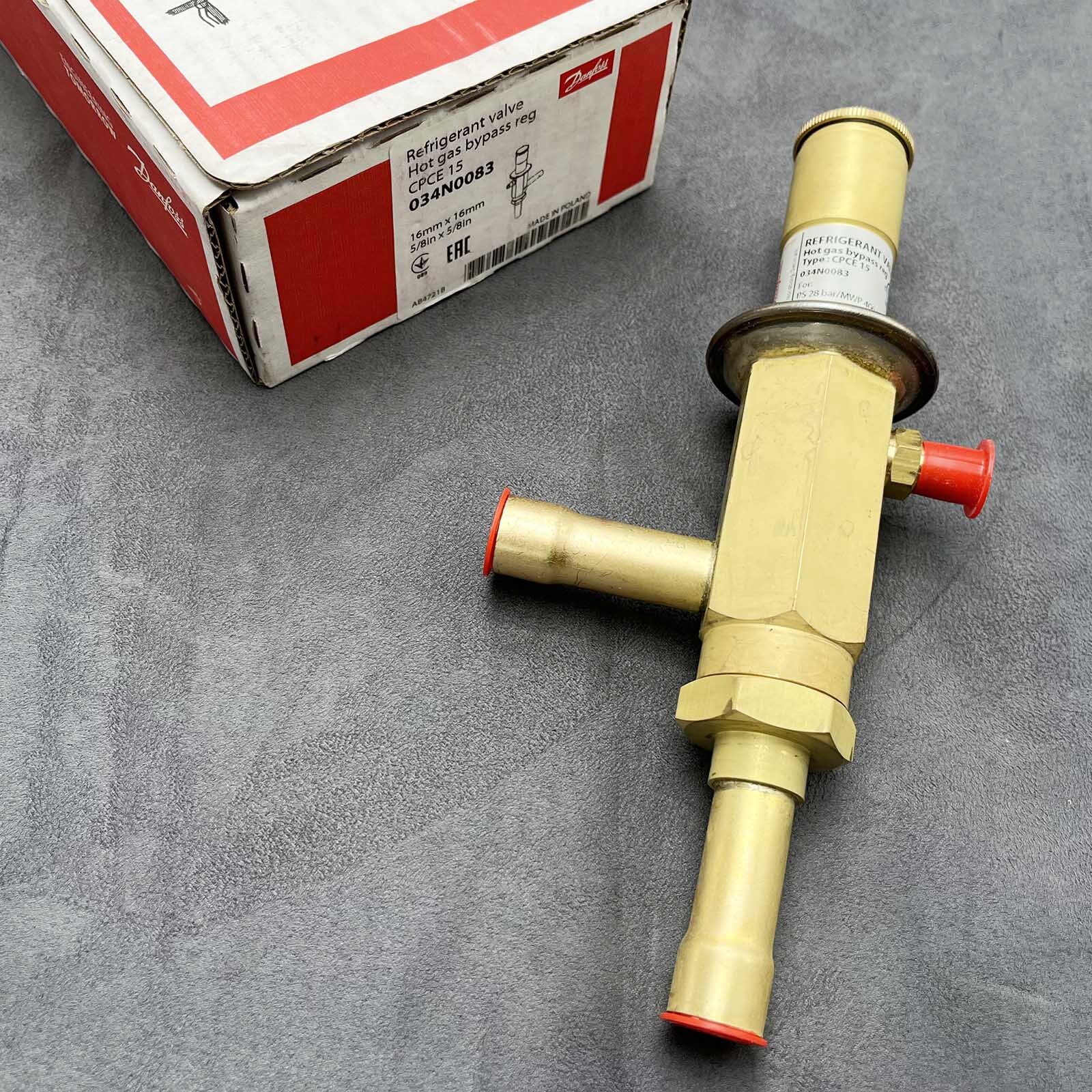 Brand New 034N0083 Hot gas bypass regulator for Danfoss, CPCE 15