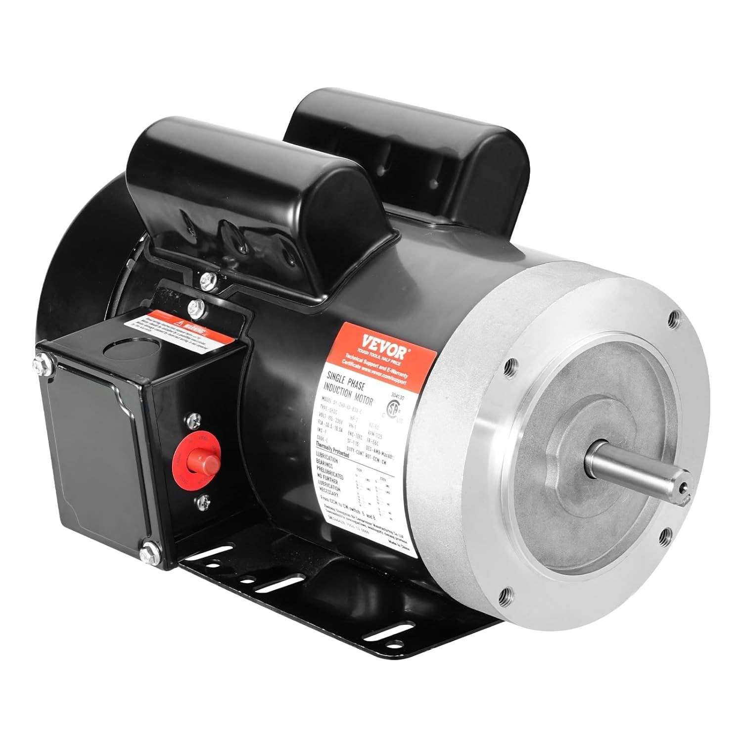 Reversible Rotation 2HP Electric Motor 56C Frame