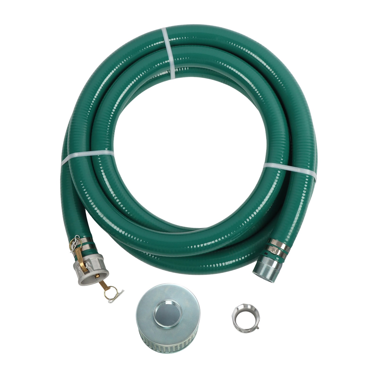 2 Inch Suction Hose Pump Kit for Water/Trash Pump Include 2″ X 20ft Hose