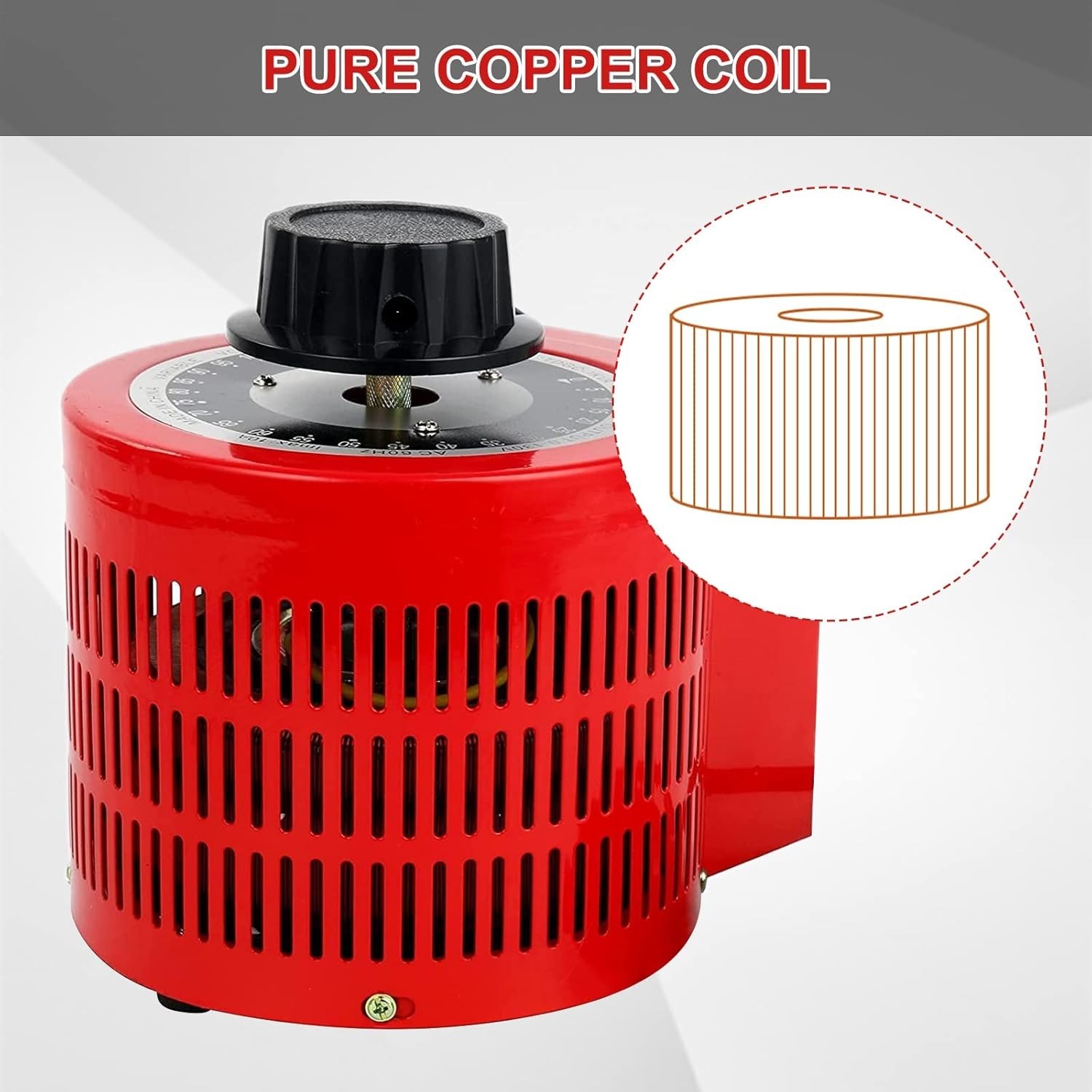 Variac Transformer 500VA, 5Amp, 110V Input, 0–130V Output