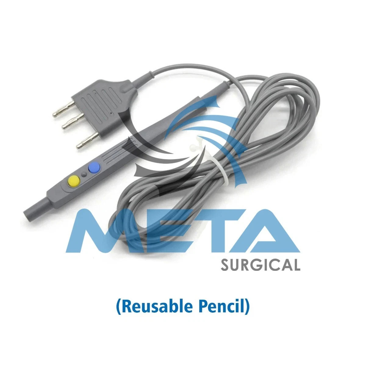 Electrosurgical Reusable Pencil with 50 SingleUse Blades Electrode Diathermy Pen