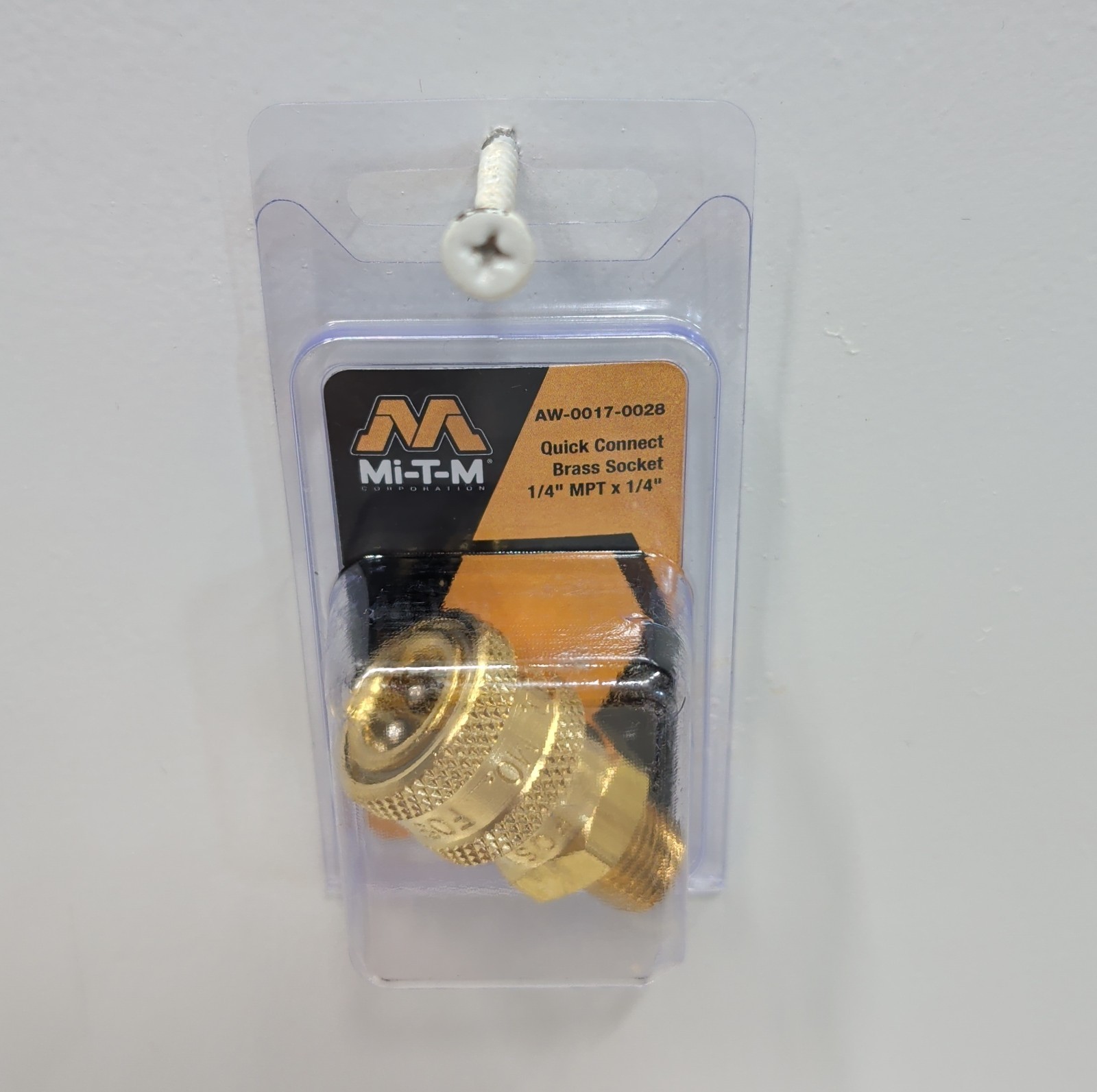 Mi‑T‑M AW‑0017‑0028 Quick Connect Adapter 1/4″ Socket x 1/4″ MNP New
