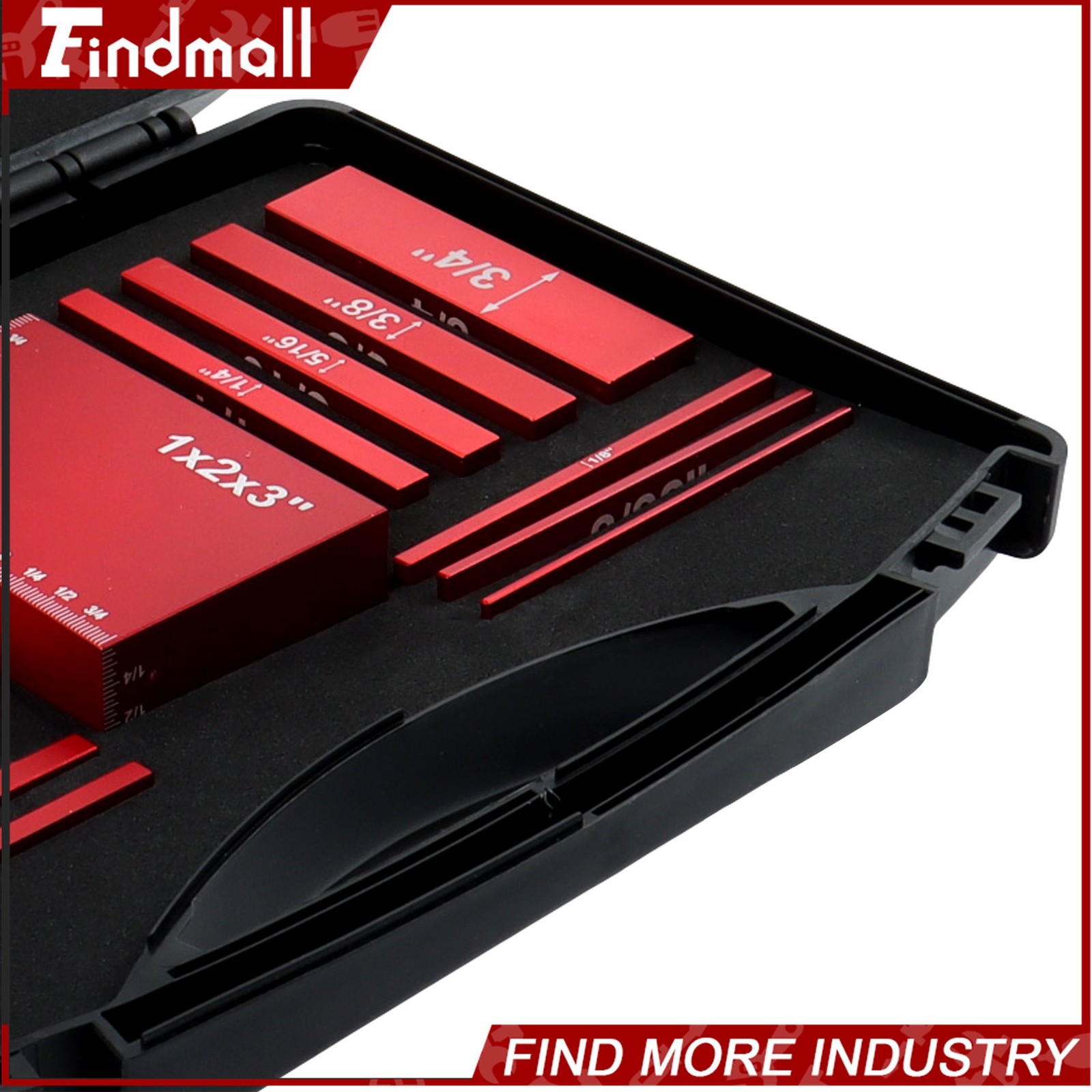 Findmall 15 Pack Setup Bars Woodworking Bench Saw Measuring Blocks Aluminum