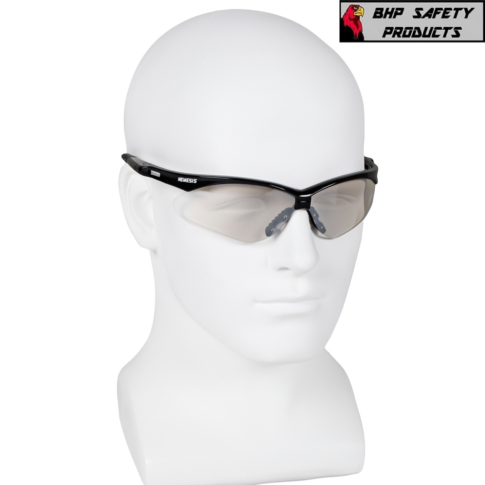KLEENGUARD NEMESIS SAFETY GLASSES INDOOR/OUTDOOR LENS BLACK 25685 Z87+ (1 PAIR)