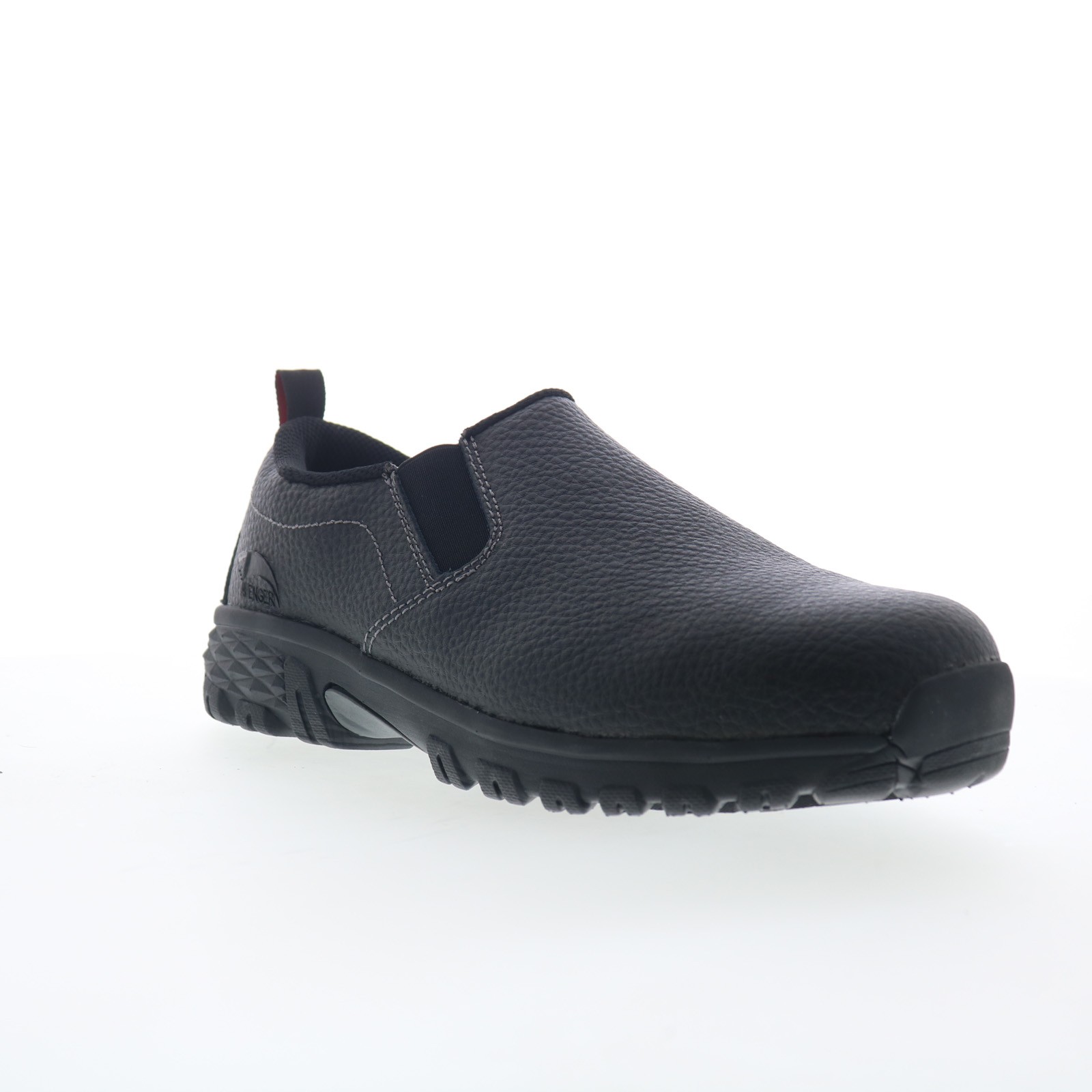 Avenger Flight Slip-On Alloy Toe A7001 Mens Black Wide Work & Safety Shoes