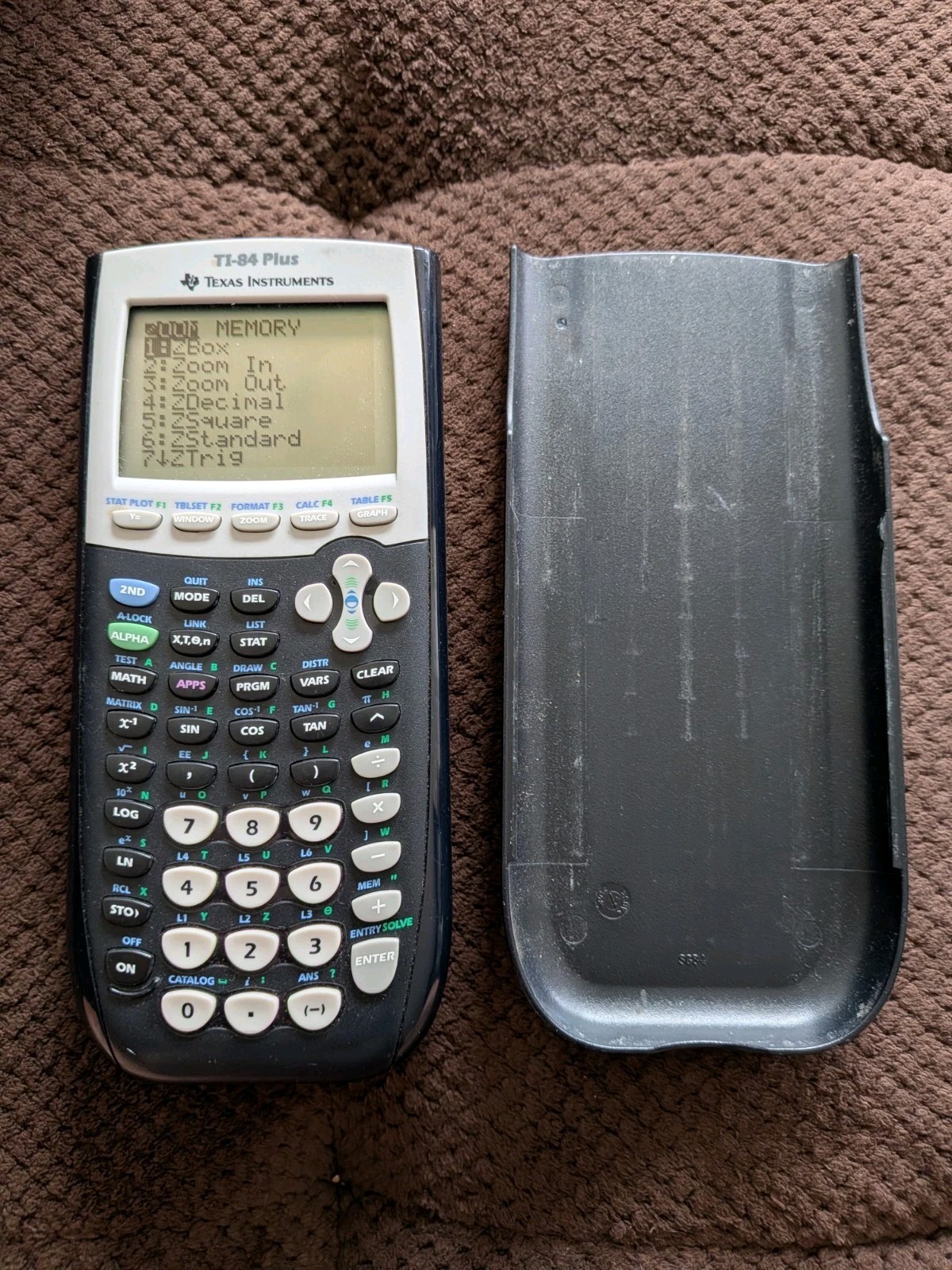 Texas Instruments TI-84 Plus Graphing Calculator Tested W/ Slip Cover VERY GOOD