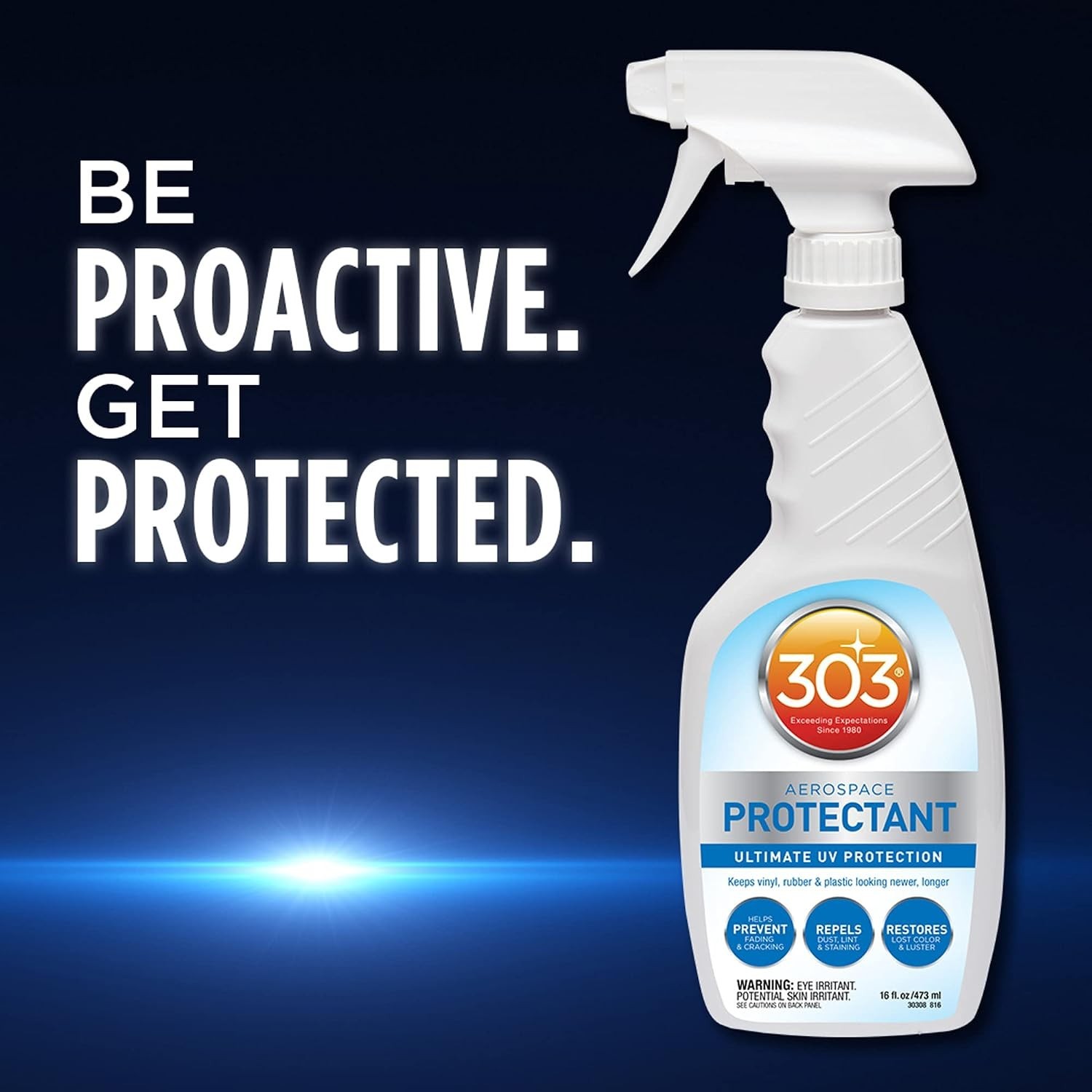 308 Aerospace Protectant for Vinyl, Plastic & Rubber, 16 oz