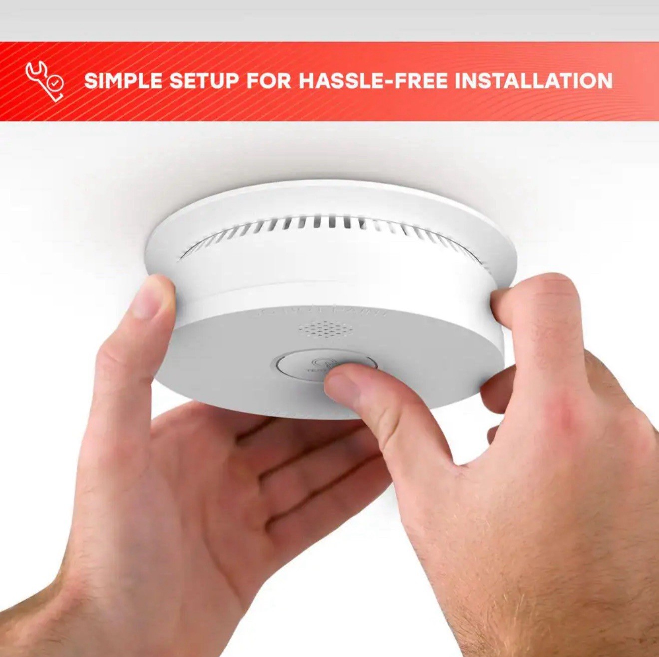 3-PK Universal Hardwired W/ 9V Battery Backup Photoelectric Smoke Detector