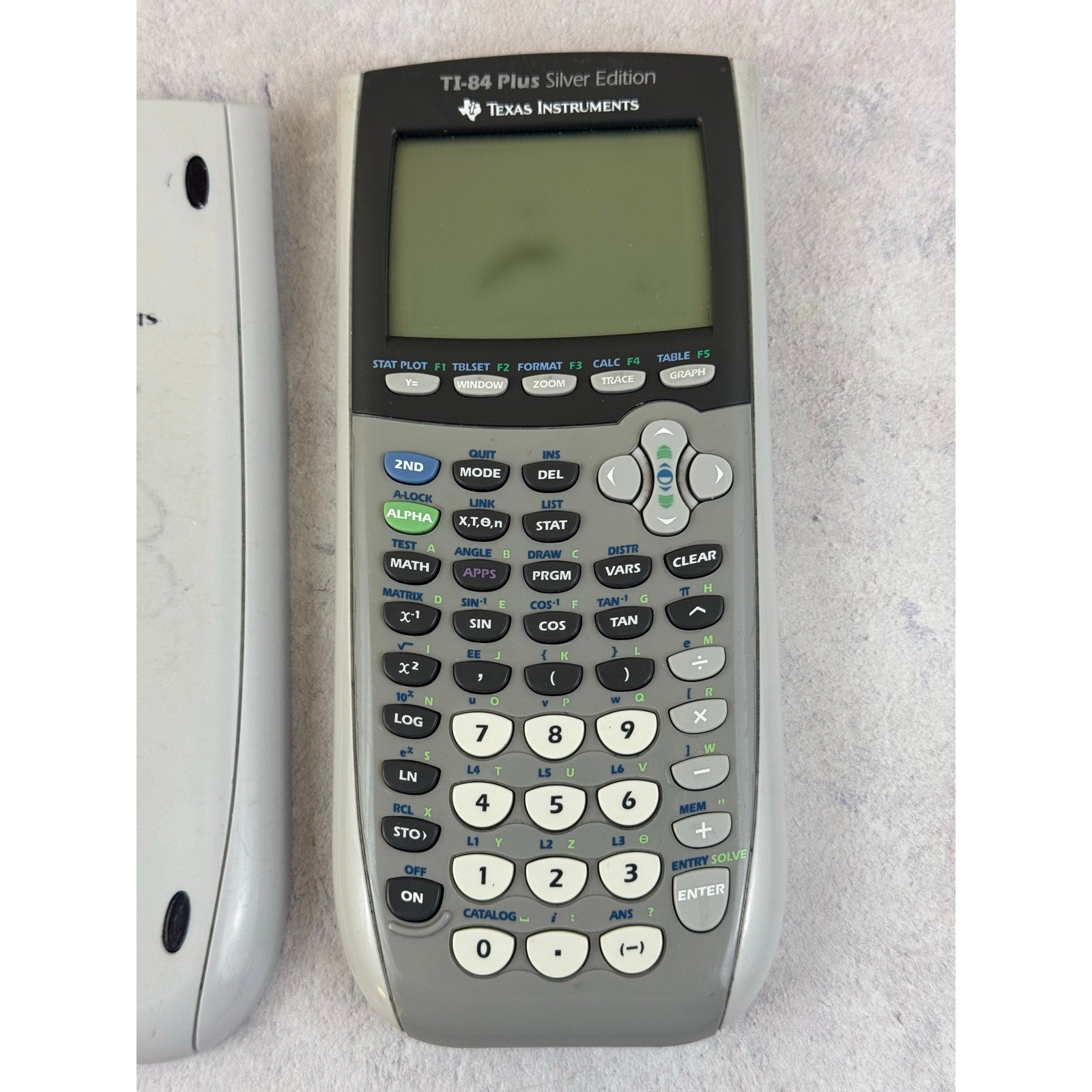 Texas Instruments TI-84 Plus Silver Edition Graphing Calculator with Cover