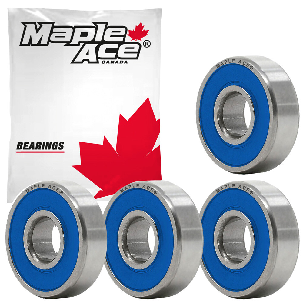 608-2RS Ball Bearing Premium Rubber Sealed 8x22x7mm (4Pcs)