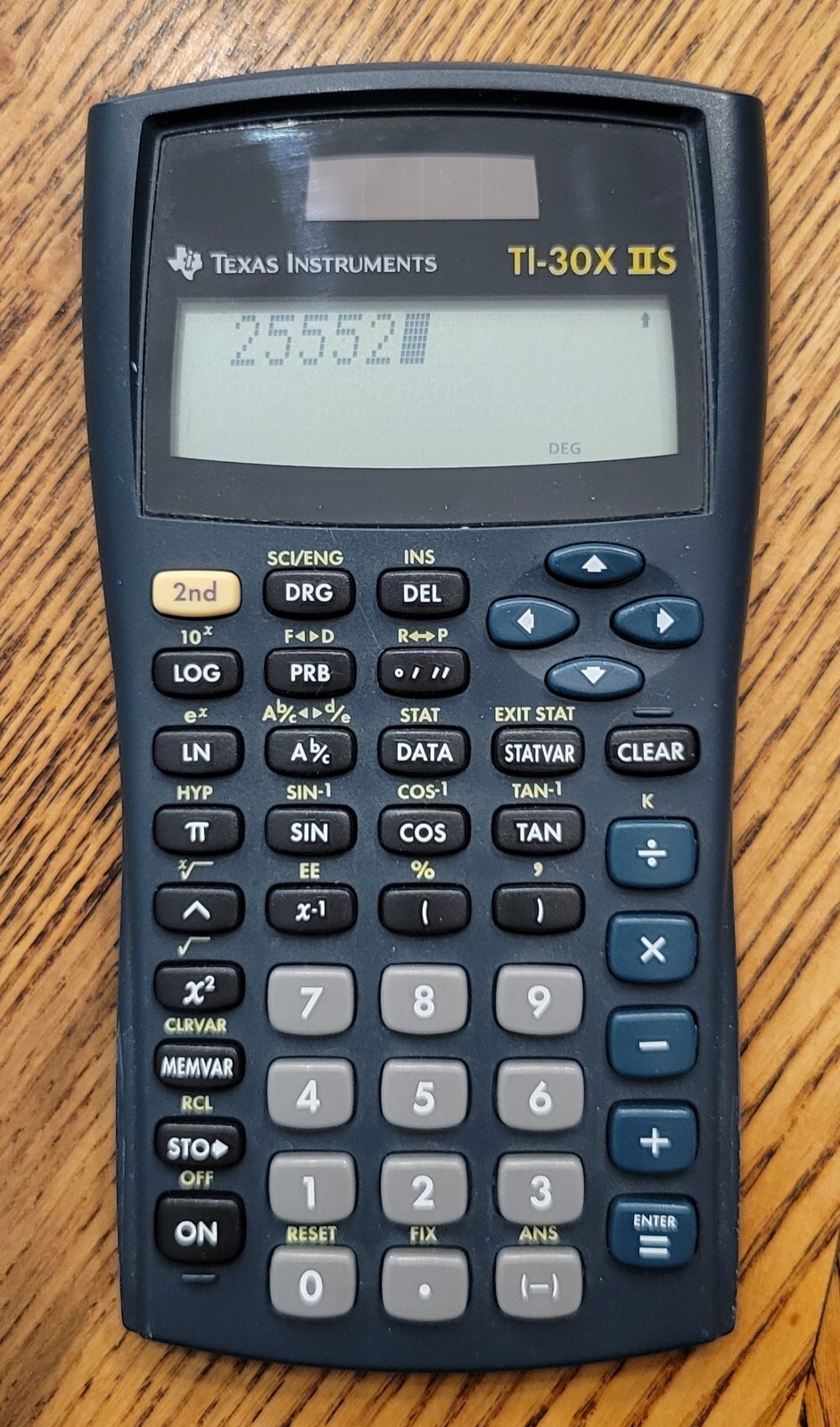 ⭐ Texas Instruments TI-30X IIS Scientific Calculator Solar ~ TESTED WORKS ⭐