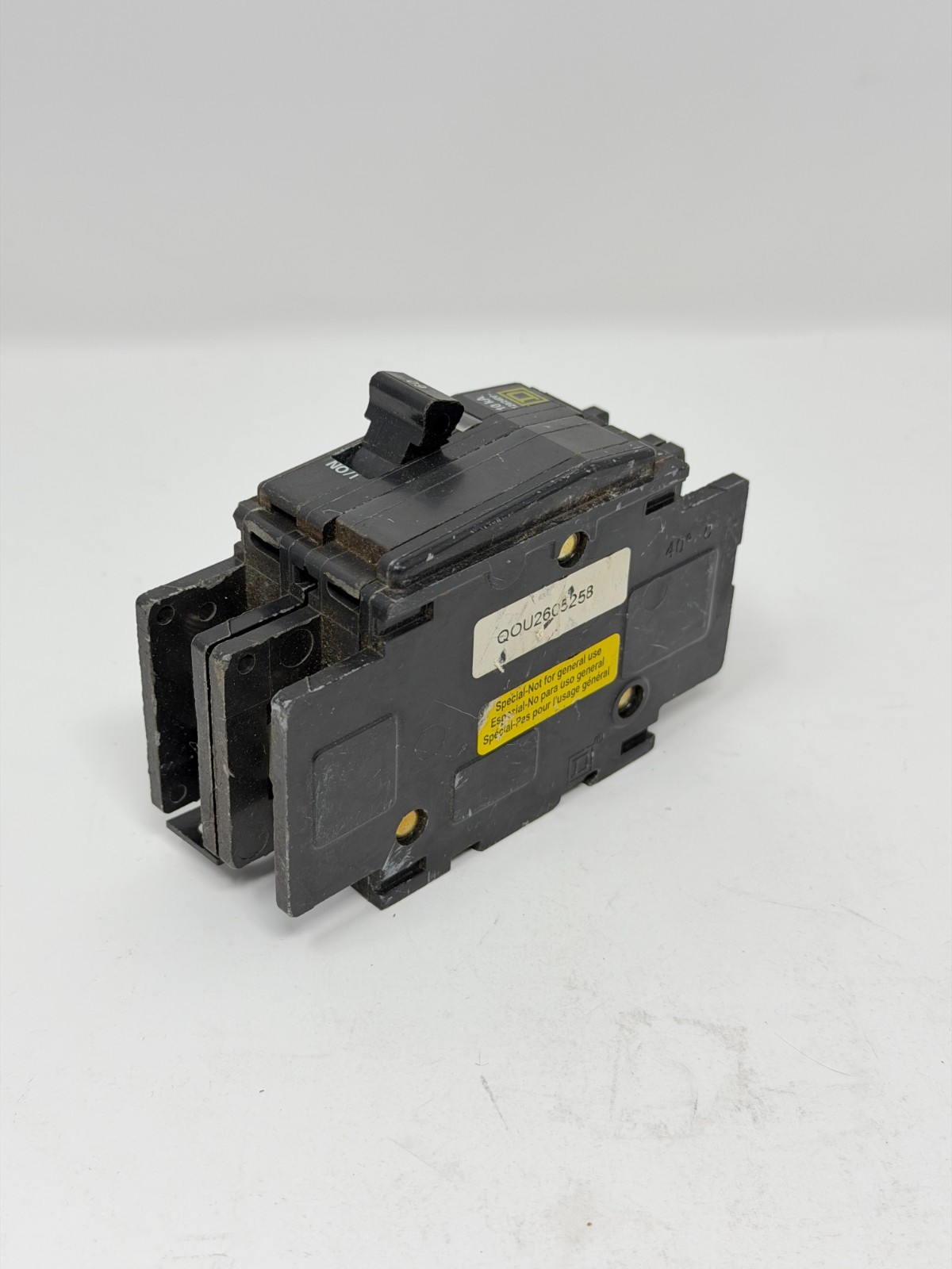 Square D QO260 60A 2 Pole Circuit Breaker 120/240V 10kA Used Tested