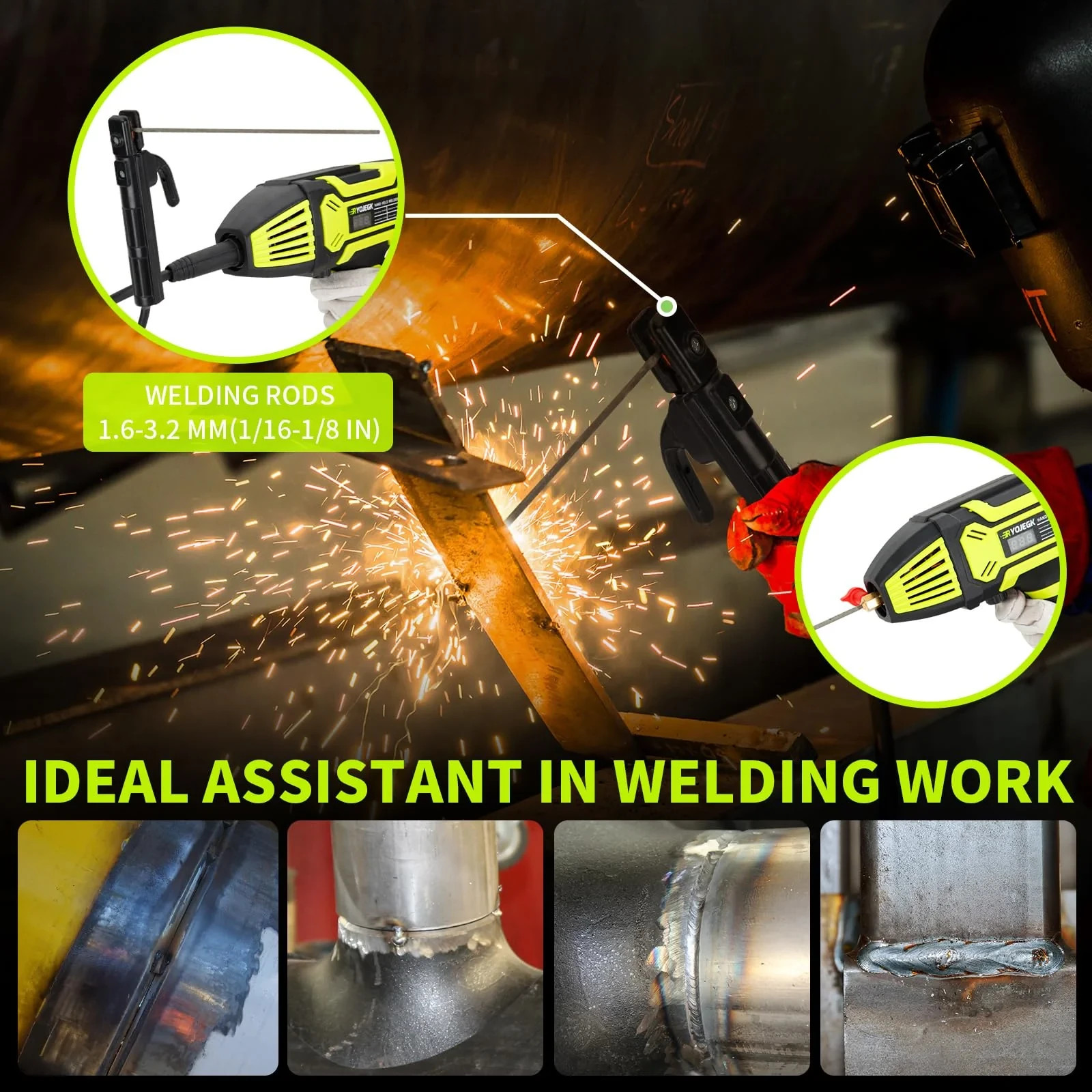 RYOJEGK 20-200A Portable Welding Machine 110V Soldadoras Portátiles Para Welder