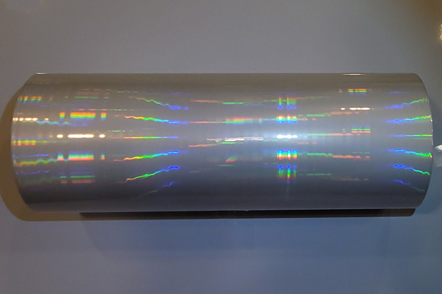1.6mil Clear Rainbow Holographic Laminating Roll Film 12.75″ x 1000′, 1″ Core