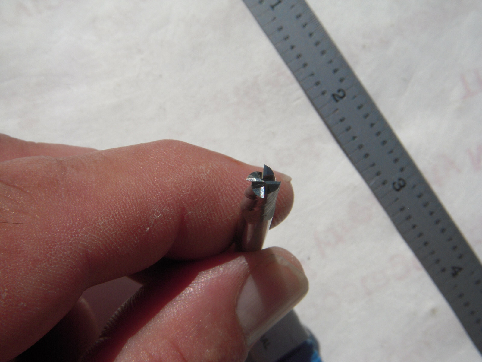 NEW CGS USA 4.5MM DIA. X 9.5MM LOC X 50MM OAL C.C. 4FL. CARBIDE SQUARE ENDMILL