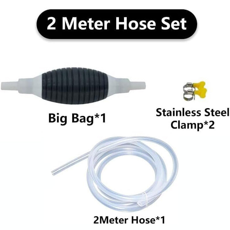 Siphon Hand Pump Portable Manual Car Fuel Transfer Pump for Gas Gasoline Petrol