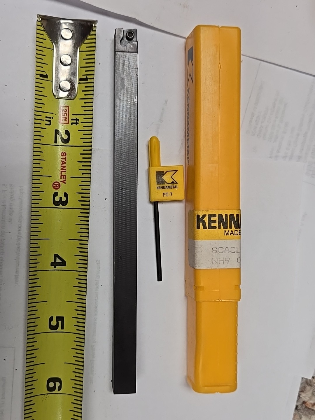 New Kennametal SCACL-062D Indexable Tool Holder 3/8″ x 3/8″ Lathe Turning