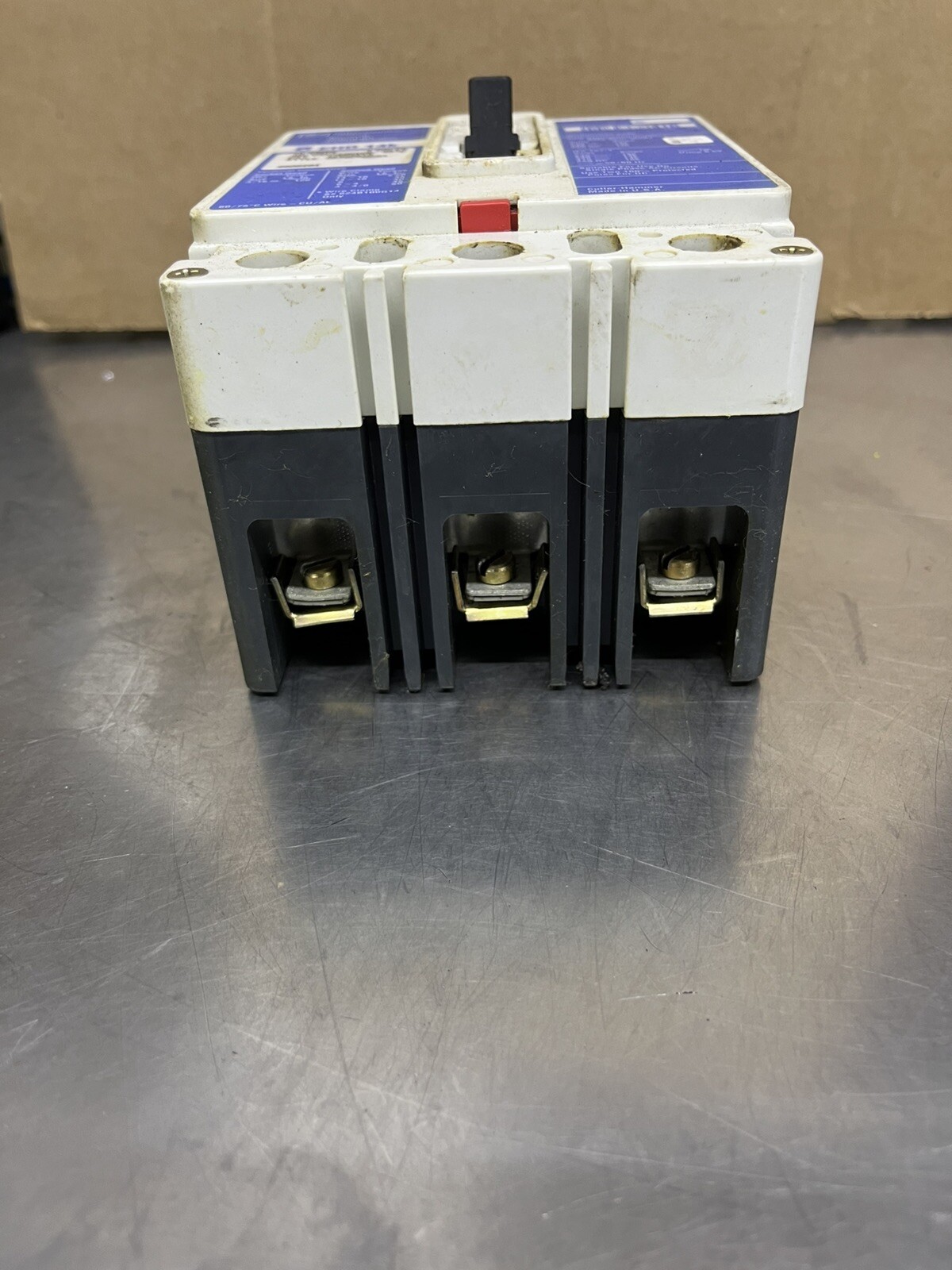 Cutler Hammer EHD3015 3 Pole Industrial Breaker 15 Amp 480V EHD 14K Made In USA