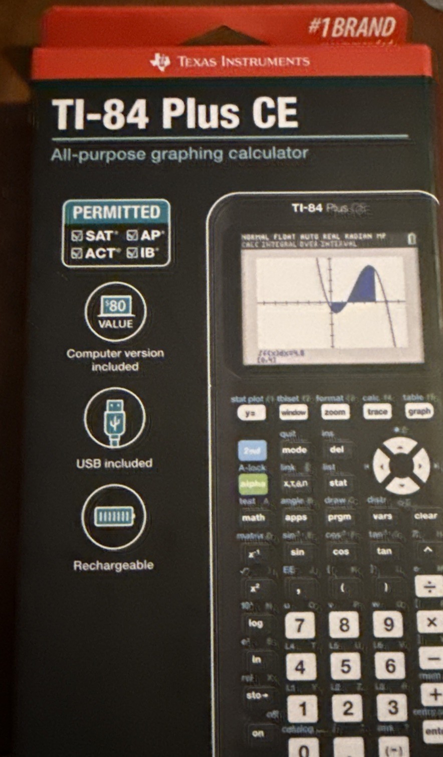 New Texas Instruments TI-84 Plus CE Graphing Calculator. New Sealed
