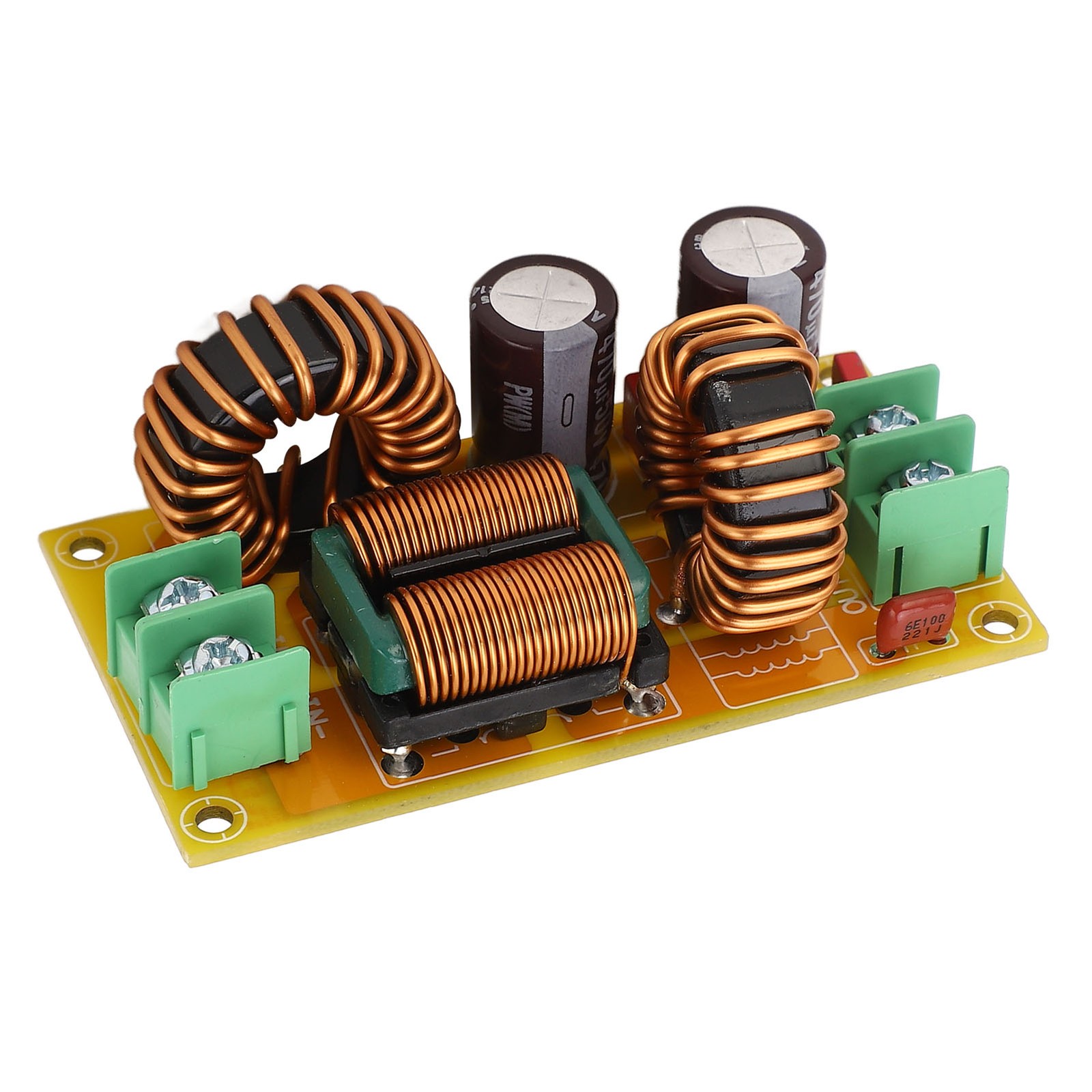 EMI Filter 20A DC Power Supply Filter Board LC Noise Suppressor Passive Fit
