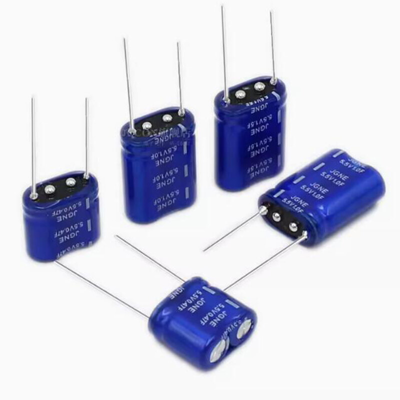 Super capacitor 5.5v0.47/1.0/1.5/2.0/2.5/5.0/7.0/10F Farad winding combination