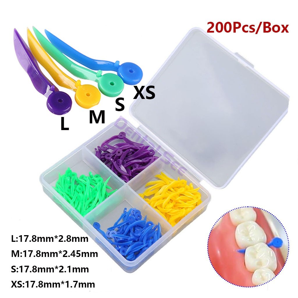 Dental Disposable Plastic Wave Shape Wedges Teeth Wedge Tooth Gap