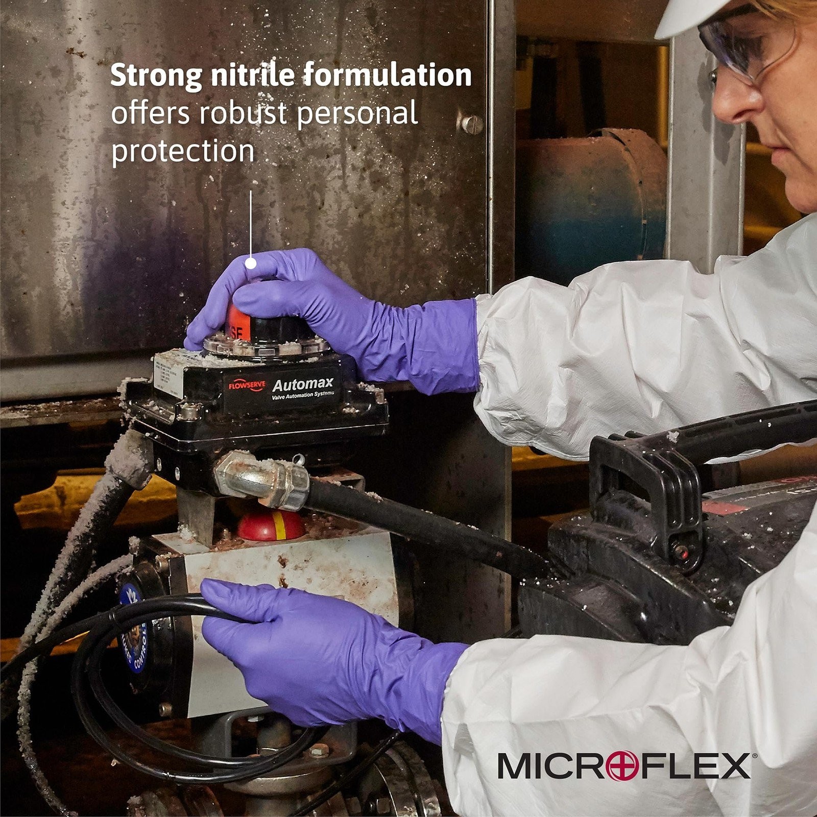 Microflex SU-690 Disposable Nitrile Gloves, Latex-Free, Powder-Free Glove for…