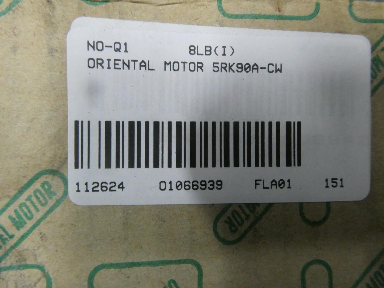 Oriental Motor 5RK90A-CW Reversible Motor 1450rpm 90w 230v-ac