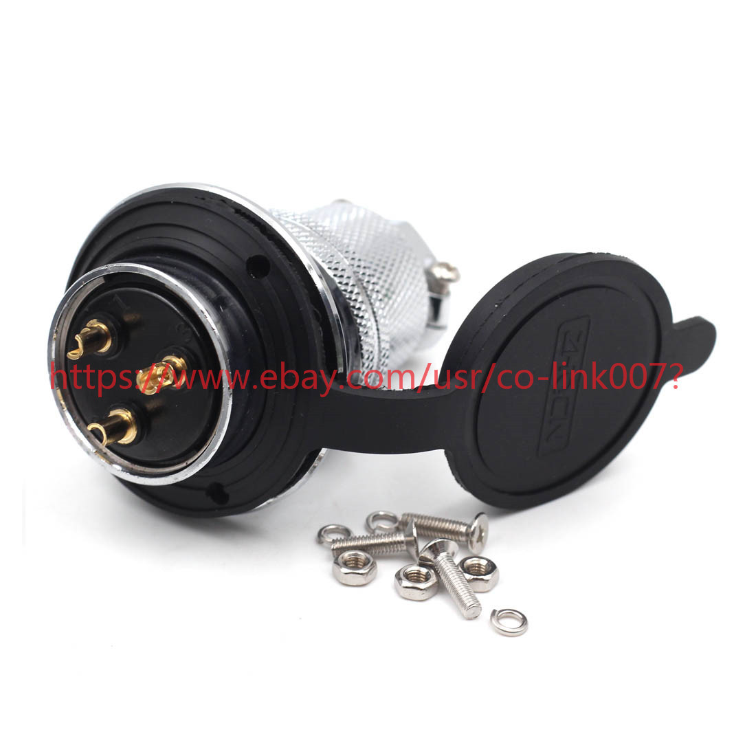 GX30 3Pin XLR Flange Aviation Plug Ham Radio DF30 Panel waterproof Connector