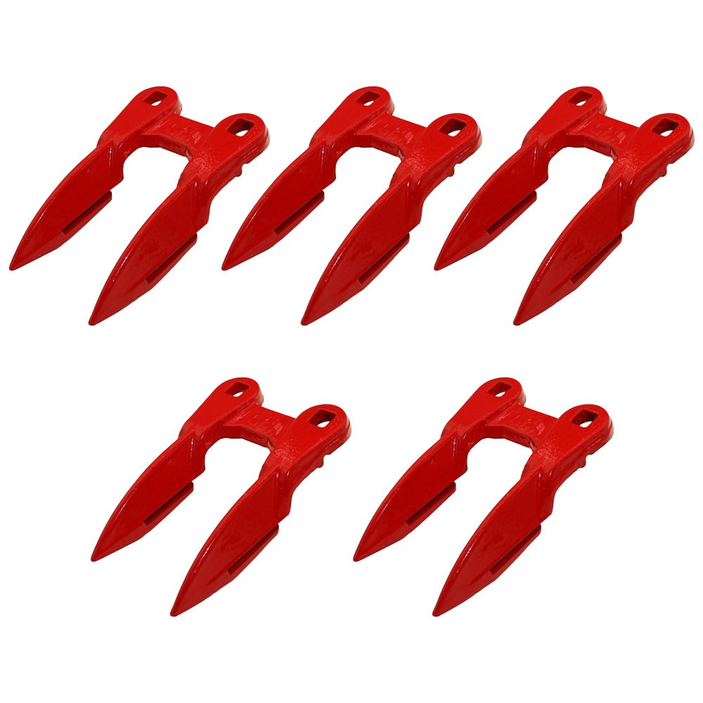 483500R4 New Pack of 5 LH Grain Head Cutter Bar Guards Fits Case-IH Mower Models