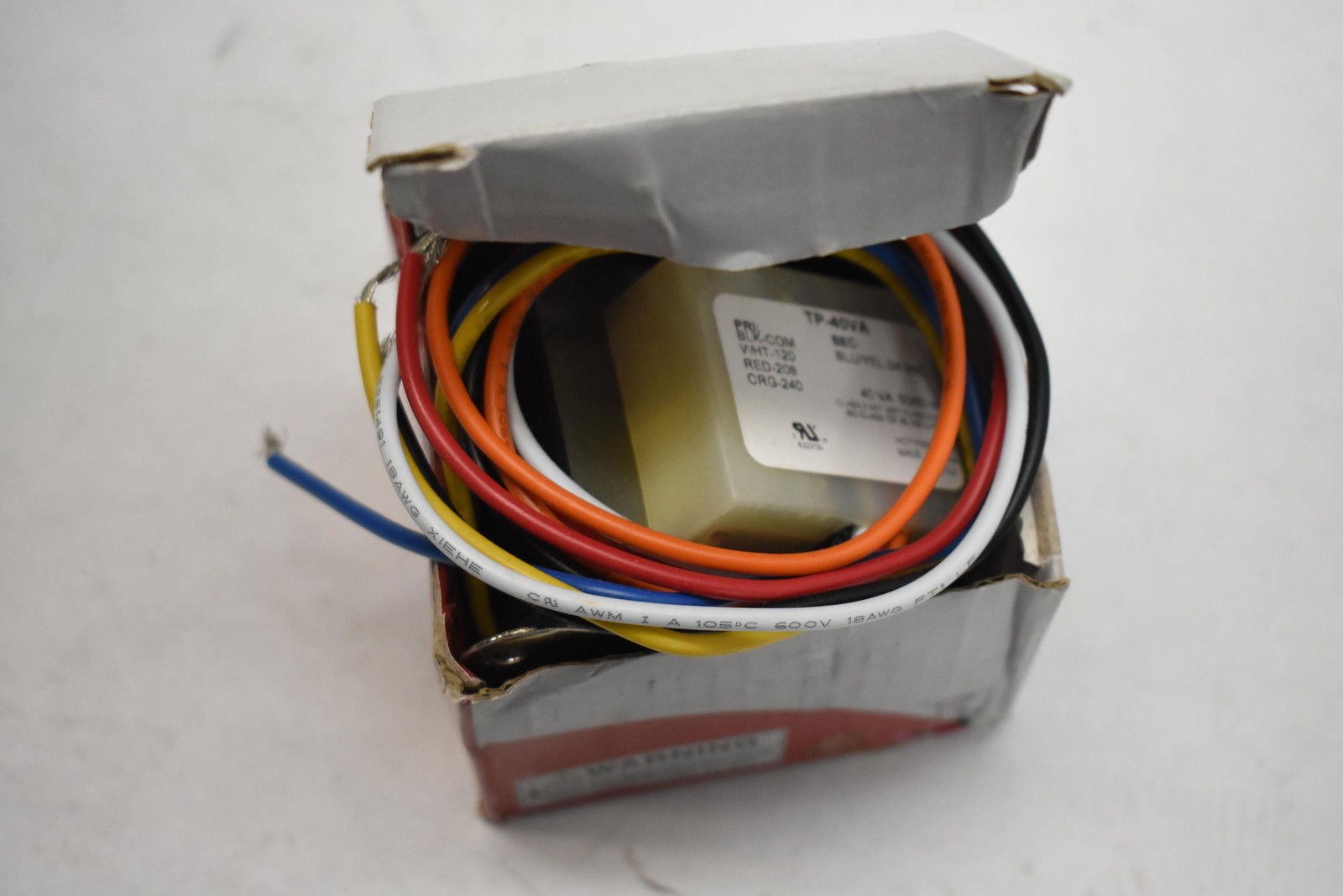 Hartland Controls TP-40VA 40VA Transformer 120/208/240V To 24VAC HCTY05E0AA03