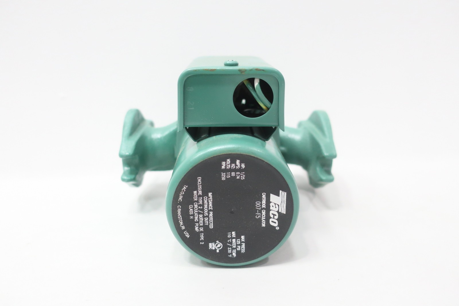 Taco 007-F5 Circulator Pump 115v-ac 1/25hp 1in