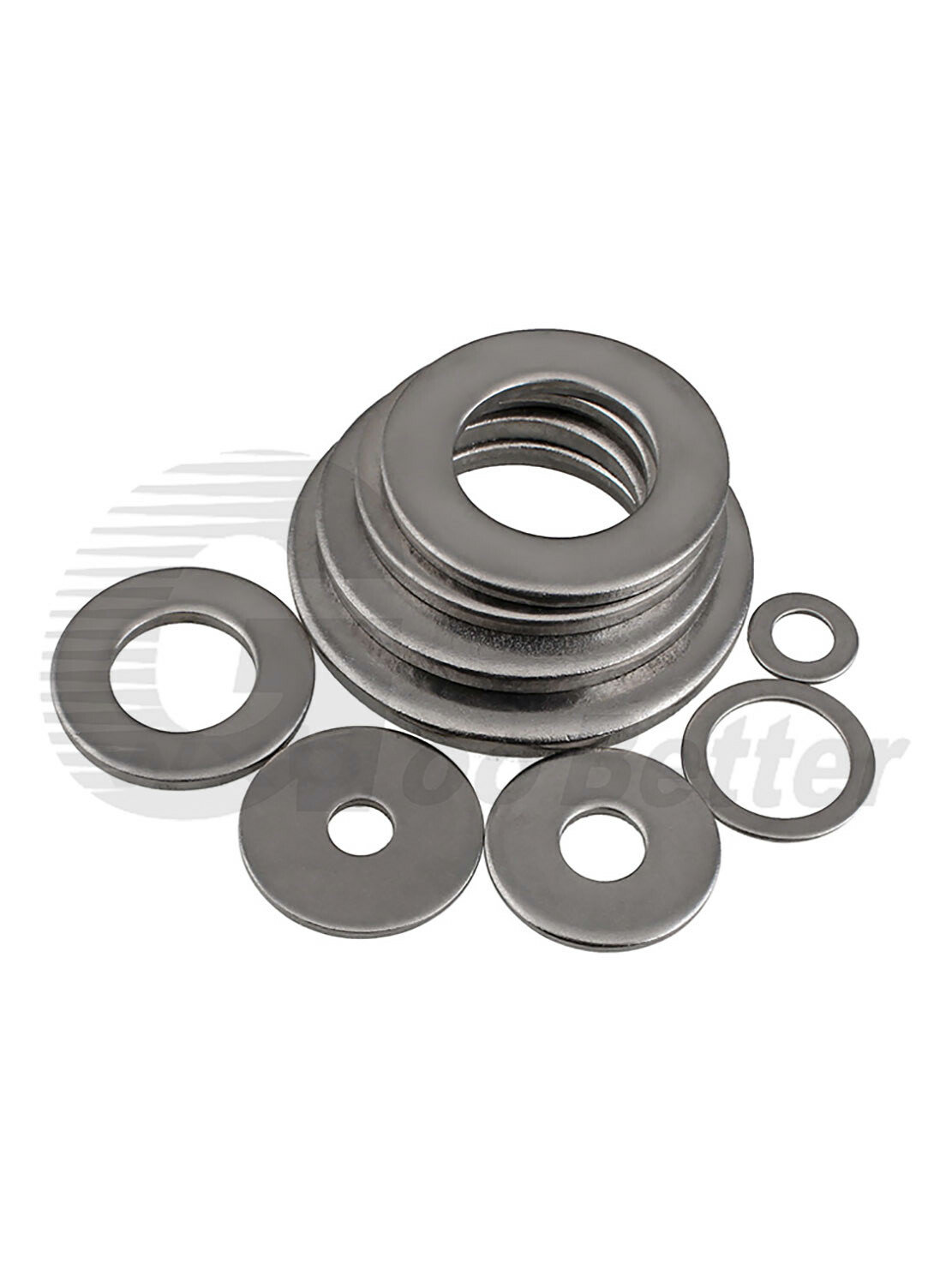 Washers M1.6~ M36 A2 Stainless Steel Flat Washer, Thick=0.3 ~10mm Flat Fender