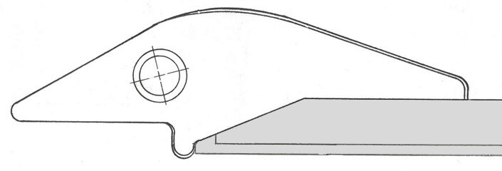 L 2520-2AH H&L Tooth Original Weld On Adapter 2A Teeth Crimped Assembly BW Style