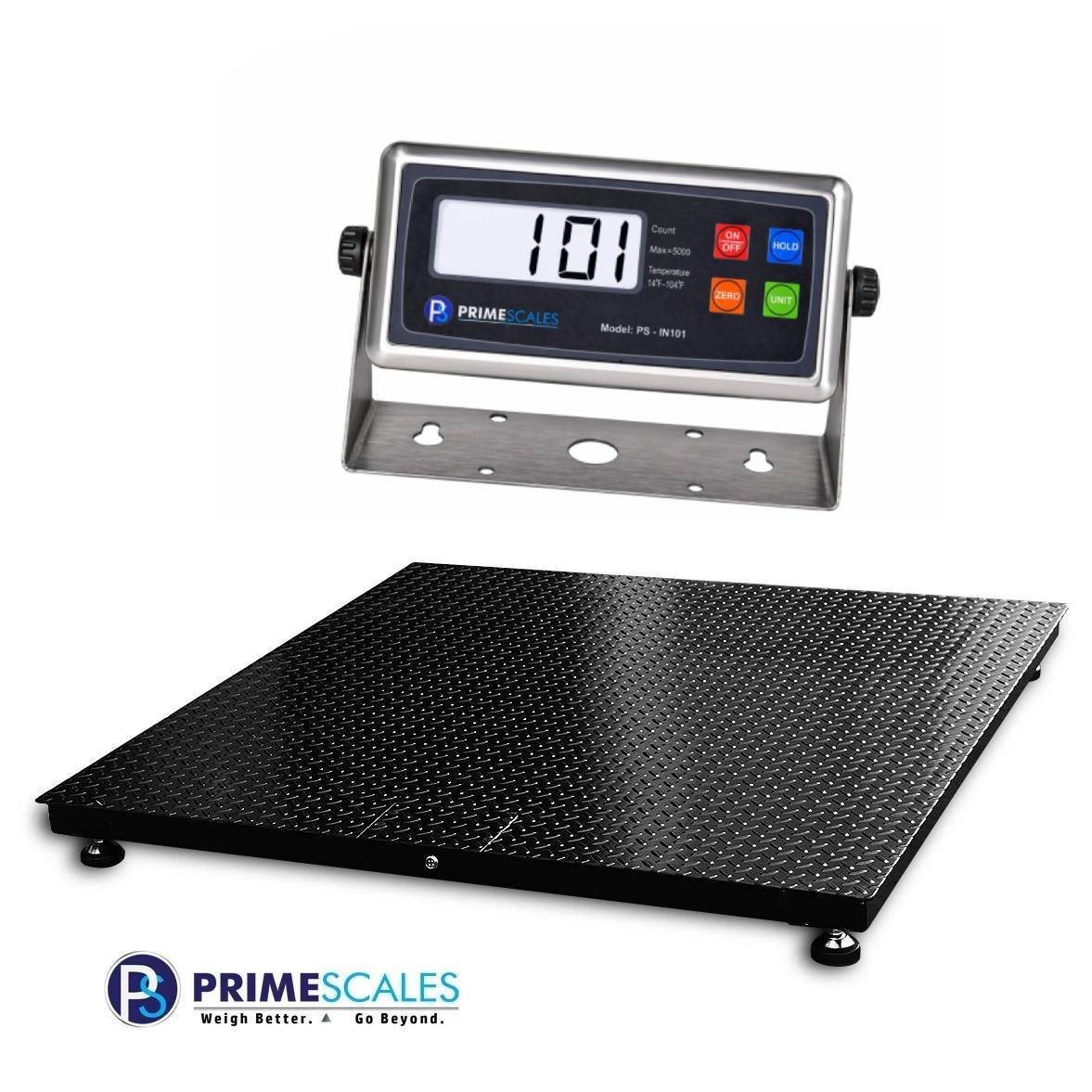 New 24″x24″ Floor Scale 1000 lb x 0.2 lb Industrial Shipping Scale Black