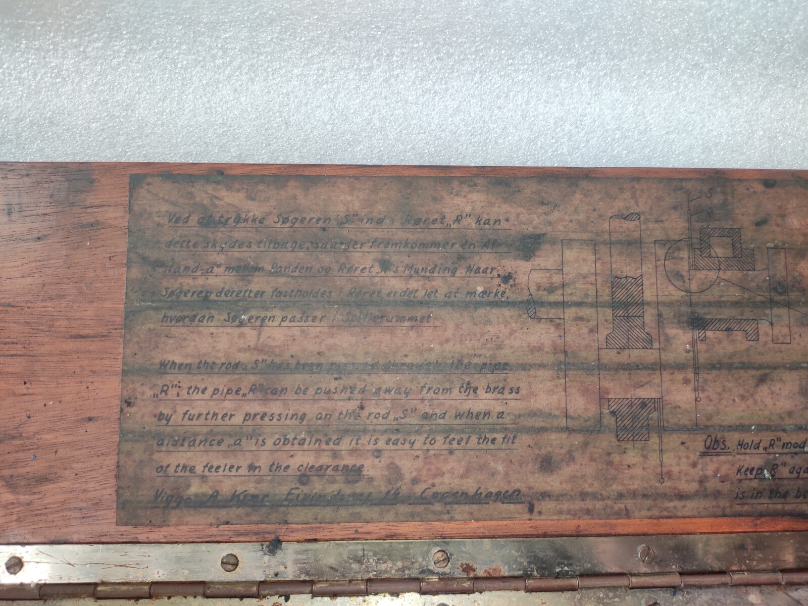 Viggo A.Kjaer 49991 Bearing Feeler Gauge 0.1 To 0.5