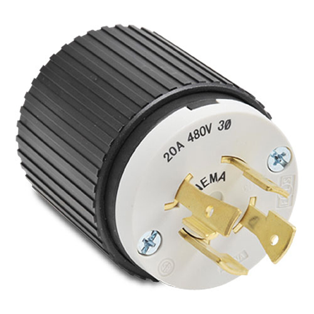 L16-20 Plug – NEMA L16-20P Locking Plug, Rated for 20A, 480V
