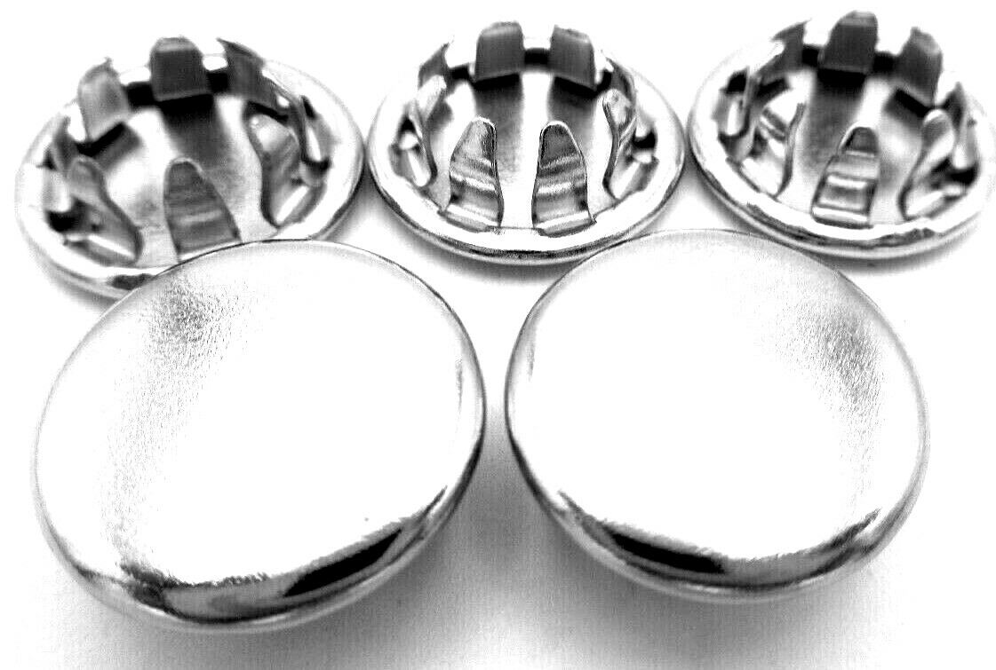 7/16″ Hole Fit Cap Round Nickel Plated Steel Cap Plug For 7/16″ Hole All Weather